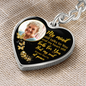 Golden Butterfly My Mind HNLVBC0025 Personalized Memorial Heart Keychain
