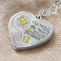Yellow Butterfly Hold You In My Heart Memorial Heart Keychain HNLVBC0007