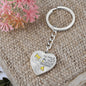 Yellow Butterfly Hold You In My Heart Memorial Heart Keychain HNLVBC0007