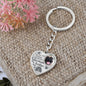 Pet Paw Meet You At The Rainbow Bridge Memorial Heart Keychain HNLVBC0022