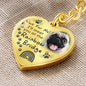 Pet Paw Meet You At The Rainbow Bridge Memorial Heart Keychain HNLVBC0022