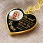Golden Butterfly My Mind HNLVBC0025 Personalized Memorial Heart Keychain