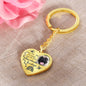 Pet Paw Meet You At The Rainbow Bridge Memorial Heart Keychain HNLVBC0022