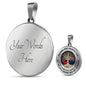 My Mind Still Talks To You Cardinal Luxury Necklace with Back Engraving TM0001