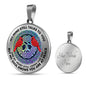 AG0408071 My Mind Still Talks To You Red Cardinals Metal Celtic Knot Tree Of Life And Galaxy Luxury Necklace with Back Engraving