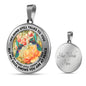 AG2908087 My Mind Still Talks To You Hummingbirds Flower Luxury Necklace with Back Engraving