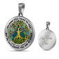 AG1508034 My Mind Still Talks To You Hummingbirds Tree Of Life Luxury Necklace with Back Engraving