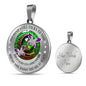My Mind Still Talks To You Purple Butterflies Celtic Tree Of Life And Moon SP1909041 Luxury Necklace with Back Engraving