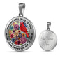 AG2208058 My Mind Still Talks To You Red Cardinals Flower Luxury Necklace with Back Engraving