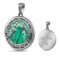 AG2508063 My Mind Still Talks To You Hummingbirds Flower Luxury Necklace with Back Engraving