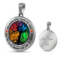 AG1308001 My Mind Still Talks To You Luxury Necklace with Back Engraving