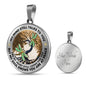 AG1508029 My Mind Still Talks To You Dragonflies Tree Of Life Luxury Necklace with Back Engraving