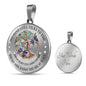 My Mind Still Talks To You Purple Butterflies Tree Of Life Craft SP1909045 Luxury Necklace with Back Engraving