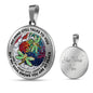 AG2008049 My Mind Still Talks To You Dragonflies Tree Of Life Luxury Necklace with Back Engraving