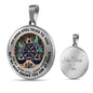 AG1208041 My Mind Still Talks To You Hummingbirds Rose Gold Celtic Tree Of Life Luxury Necklace with Back Engraving