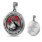 AG0408063 My Mind Still Talks To You Red Cardinals Black Tree Of Life And Moon Luxury Necklace with Back Engraving
