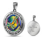AG2008047 My Mind Still Talks To You Dragonflies Tie DyeTree Of Life Luxury Necklace with Back Engraving