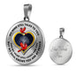 JL1407019 My Mind Still Talks To You Red Cardinals Tree Of Life And Heart Luxury Necklace with Back Engraving