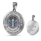 My Mind Still Talks To You Turquoise Butterflies Celtic Tree Of Life SP1909030 Luxury Necklace with Back Engraving