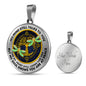 AG0608100 My Mind Still Talks To You Golden Dragonflies Gold Celtic Knot Tree Of Life Luxury Necklace with Back Engraving