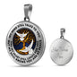 TM0101 My Mind Still Talks To You Doves Tree Of Life Luxury Necklace with Back Engraving
