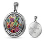 AG2208067 My Mind Still Talks To You Dragonflies Flower Luxury Necklace with Back Engraving