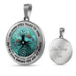 AG2108053 My Mind Still Talks To You Hummingbirds Tree Of Life Luxury Necklace with Back Engraving