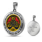 AG1208029 My Mind Still Talks To You Red Cardinals Gold Celtic Tree Of Life Luxury Necklace with Back Engraving