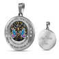 My Mind Still Talks To You Turquoise Butterflies Titan Tree Of Life SP1909010 Luxury Necklace with Back Engraving