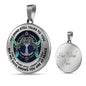 AG0608130 My Mind Still Talks To You Hummingbirds Silver Celtic Knot Tree Of Life Luxury Necklace with Back Engraving