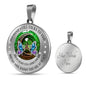 My Mind Still Talks To You Turquoise Butterflies Celtic Tree Of Life And Moon SP1909037 Luxury Necklace with Back Engraving