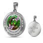 My Mind Still Talks To You Purple Butterflies Celtic Tree Of Life And Moon SP1909035 Luxury Necklace with Back Engraving