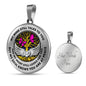 B0713019 My Mind Still Talks To You Pink Butterflies Gold Tree Of Life With Heart Wings Luxury Necklace with Back Engraving
