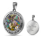 AG2908094 My Mind Still Talks To You Hummingbirds Flower Luxury Necklace with Back Engraving