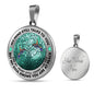AG1308062 My Mind Still Talks To You Hummingbirds Tree Of Life Luxury Necklace with Back Engraving