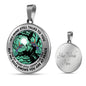 AG2208075 My Mind Still Talks To You Hummingbirds Tree Of Life Meditation Luxury Necklace with Back Engraving
