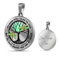 AG0608122 My Mind Still Talks To You Golden Dragonflies Black Moon Tree Of Life Luxury Necklace with Back Engraving