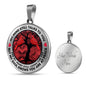 AG1308038 My Mind Still Talks To You Red Cardinals Tree Of Life Luxury Necklace with Back Engraving