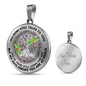 JL2407090 My Mind Still Talks To You Golden Dragonflies And Titanium Tree Of Life Luxury Necklace with Back Engraving