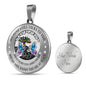 My Mind Still Talks To You Turquoise Butterflies Chakra Tree Of Life SP1909017 Luxury Necklace with Back Engraving