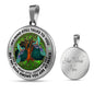 AG1508033 My Mind Still Talks To You Hummingbirds Tree Of Life Luxury Necklace with Back Engraving