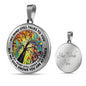 AG2108050 My Mind Still Talks To You Hummingbirds Tree Of Life Luxury Necklace with Back Engraving