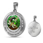 My Mind Still Talks To You Dragonflies Celtic Tree Of Life And Moon SP1909056 Luxury Necklace with Back Engraving