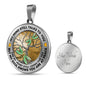 AG1308051 My Mind Still Talks To You Dragonflies Tree Of Life Luxury Necklace with Back Engraving