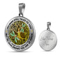 AG1508027 My Mind Still Talks To You Dragonflies Tree Of Life Luxury Necklace with Back Engraving