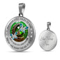 My Mind Still Talks To You Turquoise Butterflies Celtic Tree Of Life And Moon SP1909039 Luxury Necklace with Back Engraving