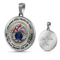 JL2207013 My Mind Red Cardinals Silver Tree Of Life With Birthstone Luxury Necklace with Back Engraving