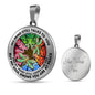 AG2108044 My Mind Still Talks To You Dragonflies Four Season Tree Of Life Luxury Necklace with Back Engraving