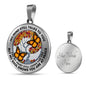 AG2108012 My Mind Still Talks To You Orange Monarch Butterflies Tree Of Life Luxury Necklace with Back Engraving