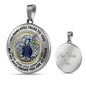 JL2207013 My Mind Hummingbird Silver Tree Of Life With Birthstone Luxury Necklace with Back Engraving